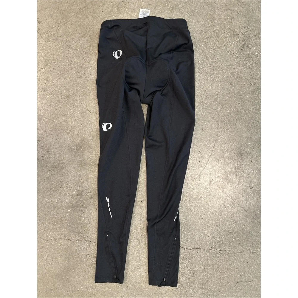 Pearl Izumi Tights Womens Black Size XL Sugar Thermal Select Cycling Padded Zip - Picture 5 of 12